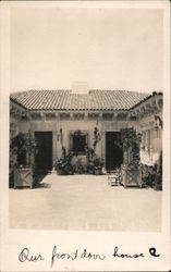 Front of guest house, Hearst Castle San Simeon, CA Postcard Postcard Postcard