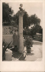 Architect Julia Morgan at Hearst Castle Postcard