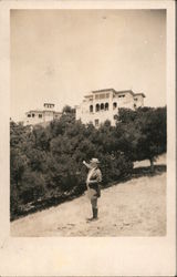 Rare: William Randolph Hearst at Hearst Castle San Simeon, CA Postcard Postcard Postcard