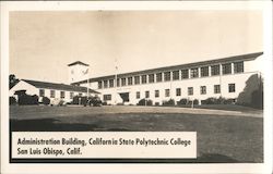 Administration Building at California State Polytechnic College Postcard