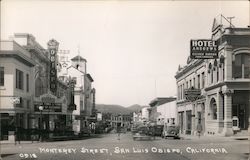 Monterey Street, San Luis Obispo, California Postcard Postcard Postcard