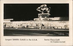 Largest Santa Claus in the U.S.A. Postcard