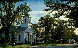 First Congregational Church Fryeburg, ME Postcard Postcard