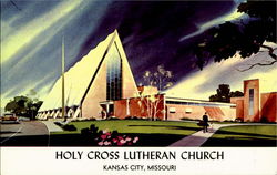 Holy Cross Lutheran Church Postcard