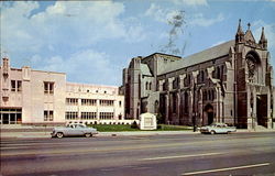 Episcopal Diocesan Cathedral Center, 4800 Woodward Avenue Postcard