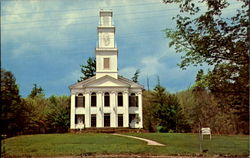 The First Church Of Christ Congregational Simsbury, CT Postcard Postcard