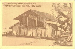 Simi Valley Presbyterian Church, 4832 Cochran Street Postcard