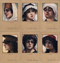 Set of 6: Heroic Women Postcard