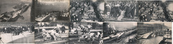 Lot of 10: SS Eastland Disaster 1915 Chicago, IL Postcard Postcard Postcard