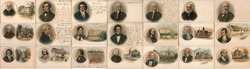 Lot of 21: Composers & Writers Postcard Postcard Postcard