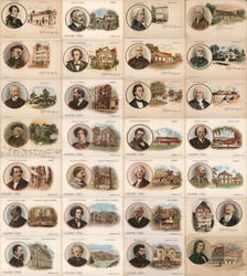 Set of 28: Composers' Birthplaces Reward Cards Postcard Postcard Postcard