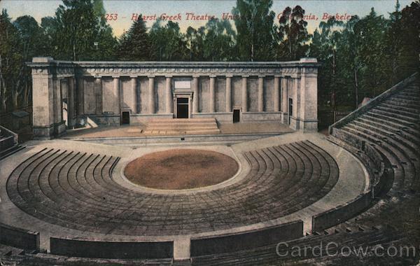 Hearst Greek Theatre, University of California Berkeley, CA Postcard