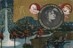 Portola Festival Official Post Card Postcard