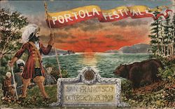 Portola Festival Oct. 19-23, 1909 Postcard