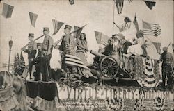 Portola Festival,Colonail Flat in the Parade of Oct. 21, 1909 Postcard