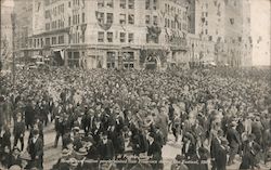 A Portola Crowd - Nearly two million people visited San Francisco during the Festival, 1909 Postcard