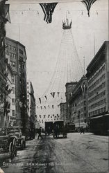 Portola Bell, 3rd and Market Streets Postcard