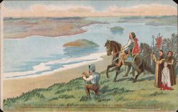 The discovery of San Francisco Bay 1769 California Postcard Postcard Postcard