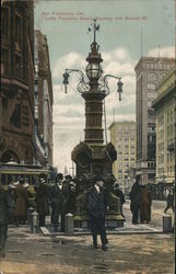 Lotta Fountain Geary, Kearney and Market St. San Francisco, CA Postcard Postcard Postcard