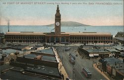 Foot of Market Street San Francisco, CA Postcard Postcard Postcard