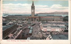 View of Ferry Building San Francisco, CA Postcard Postcard Postcard