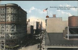 North Side of Market Street Looking East San Francisco, CA Postcard Postcard Postcard