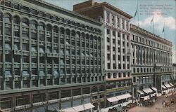 Market Street Showing Pacific Building, Commercial Building and the Emporium San Francisco, CA Postcard Postcard Postcard