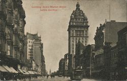 Looking down Market Street before the Fire San Francisco, CA Postcard Postcard Postcard