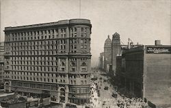 James Flood Building, Powell and Market Street Postcard