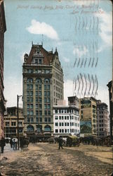 Mutual Saving Bank Building, Third & Market Street San Francisco, CA Postcard Postcard Postcard