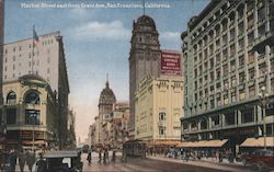 Market Street east from Grand Ave San Francisco, CA Postcard Postcard Postcard