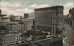 Rebuilding the City Market and Powell Sts. San Francisco, CA Postcard Postcard Postcard