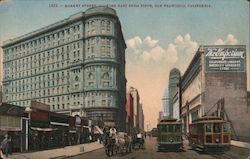 Market Street Looking East From Fifth Postcard