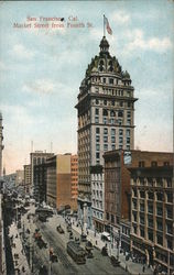 Market Street from Fourth Postcard