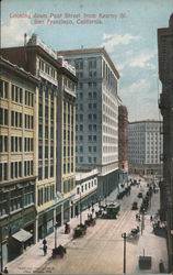 Looking Down Post St. From Kearney St. San Francisco, CA Postcard Postcard Postcard