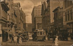 O'Farrell St. East from Powell Postcard