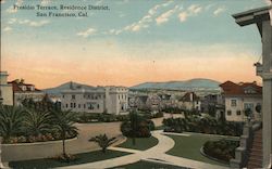 Presidio Terrace, Residence District San Francisco, CA Postcard Postcard Postcard