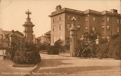 Entrance to the Presidio Terrace Postcard