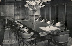 Directors' Room - American National Bank Postcard