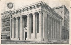 Bank of California - Present Time - Compliments of Goodyear Rubber Company Postcard