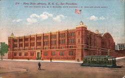 New State Armory, N.G.C. Postcard