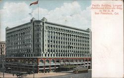 Pacific Building, Largest Reinforced Concrete Building in the U.S. Postcard