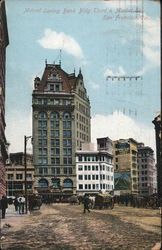 Mutual Saving Bank Bldg. Third & Market St. Postcard