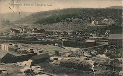 Panoramic View of Town Truckee, CA Postcard Postcard Postcard