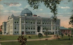 Stockton High School California Postcard Postcard Postcard