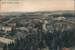 Bird's Eye View - Some Oakland Homes California Postcard Postcard Postcard