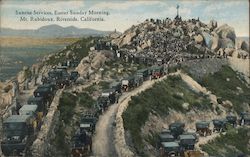 Sunrise Services, Easter Sunday Morning Mt. Rubidoux Postcard