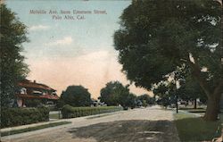 Melville Avenue from Emerson Street Postcard