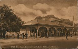 Southern Pacific Depot Palo Alto, CA Postcard Postcard Postcard