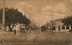 University Avenue Palo Alto, CA Postcard Postcard Postcard